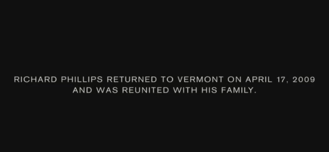 Apr 17th 2009 - Captain Richard Phillips was reunited with his family after his ship hijacked by Somali pirates. 📽️📅 Captain Phillips (2013)