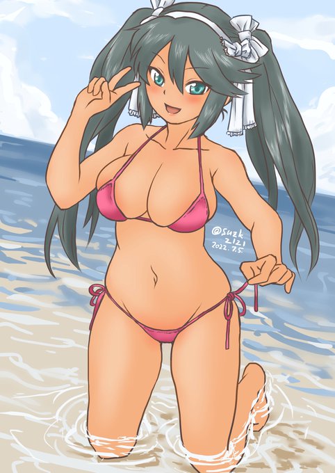 #軽い気持ちで描いたら思った以上に反響があった絵
さくっと描いた五十鈴さんだったけど思いのほかいいねが付いてしばらく固定ツイートにしていました 