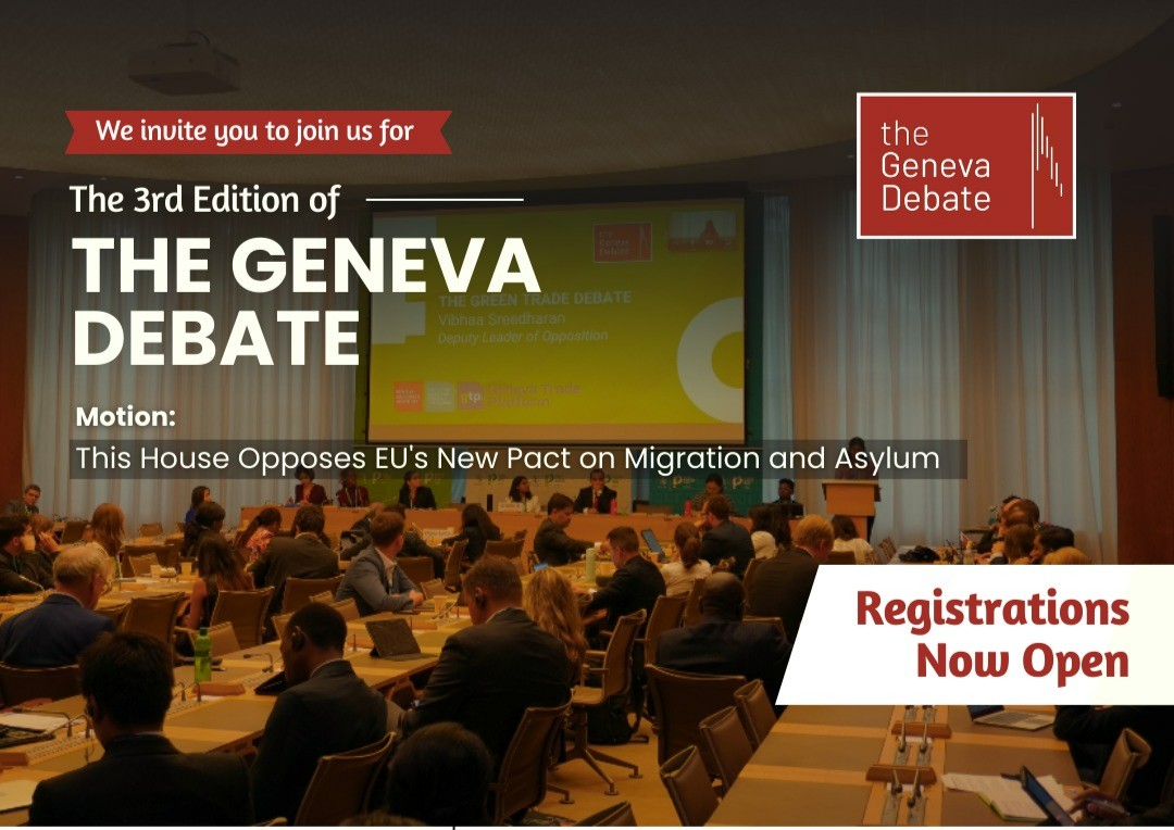 The 2024 edition of the Geneva Debate, the city’s preeminent student debate, offers an analysis on the new EU deal on managing the arrival & protection of asylum seekers: This House Opposes EU's New Pact on Migration and Asylum 📅24 April, 16:00 👉ow.ly/fFTG50Rg0p6
