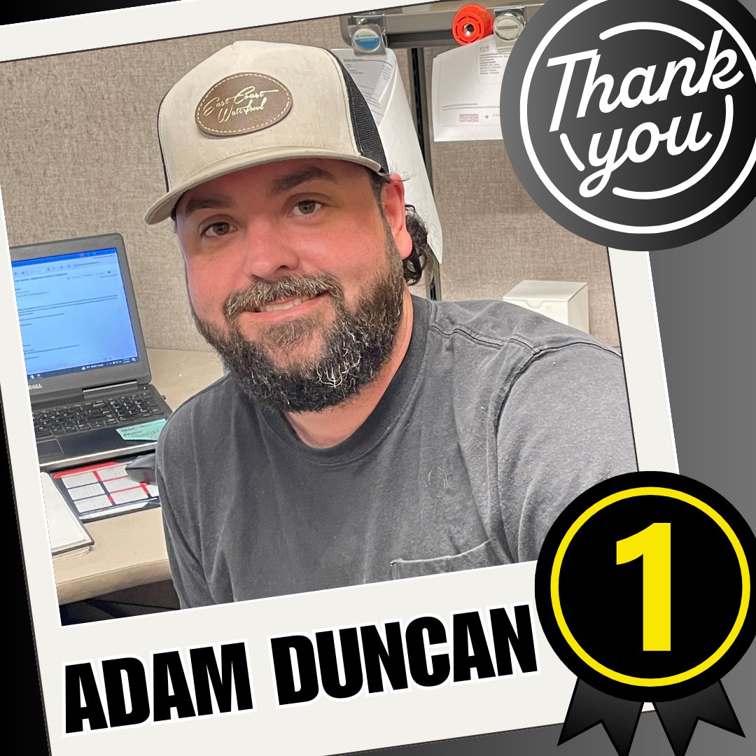 ⭐Adam Duncan celebrates one year at United Tool and Mold today! 👍We appreciate you! #RhinoCharge #TeamRhino #UTM #UnitedTool #Workversary #WorkAnniversary