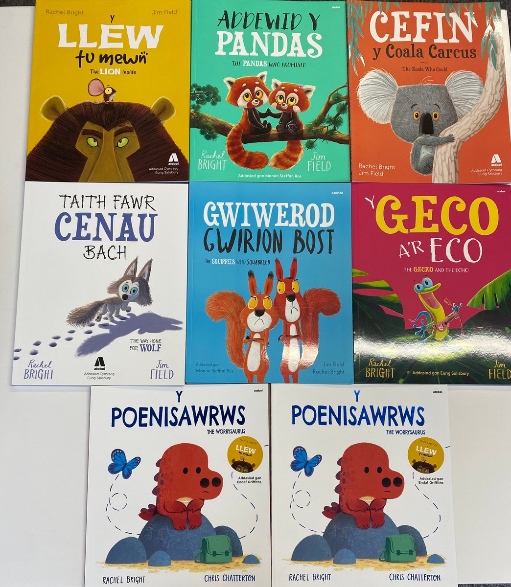 Check out our beautiful stock from @Atebol - all titles in Welsh and English.