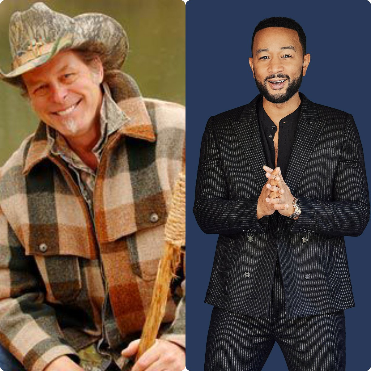 If known artists are going to be politically active,

who likes Ted Nugent's ideas over John Legend's?🙋🏼‍♀️