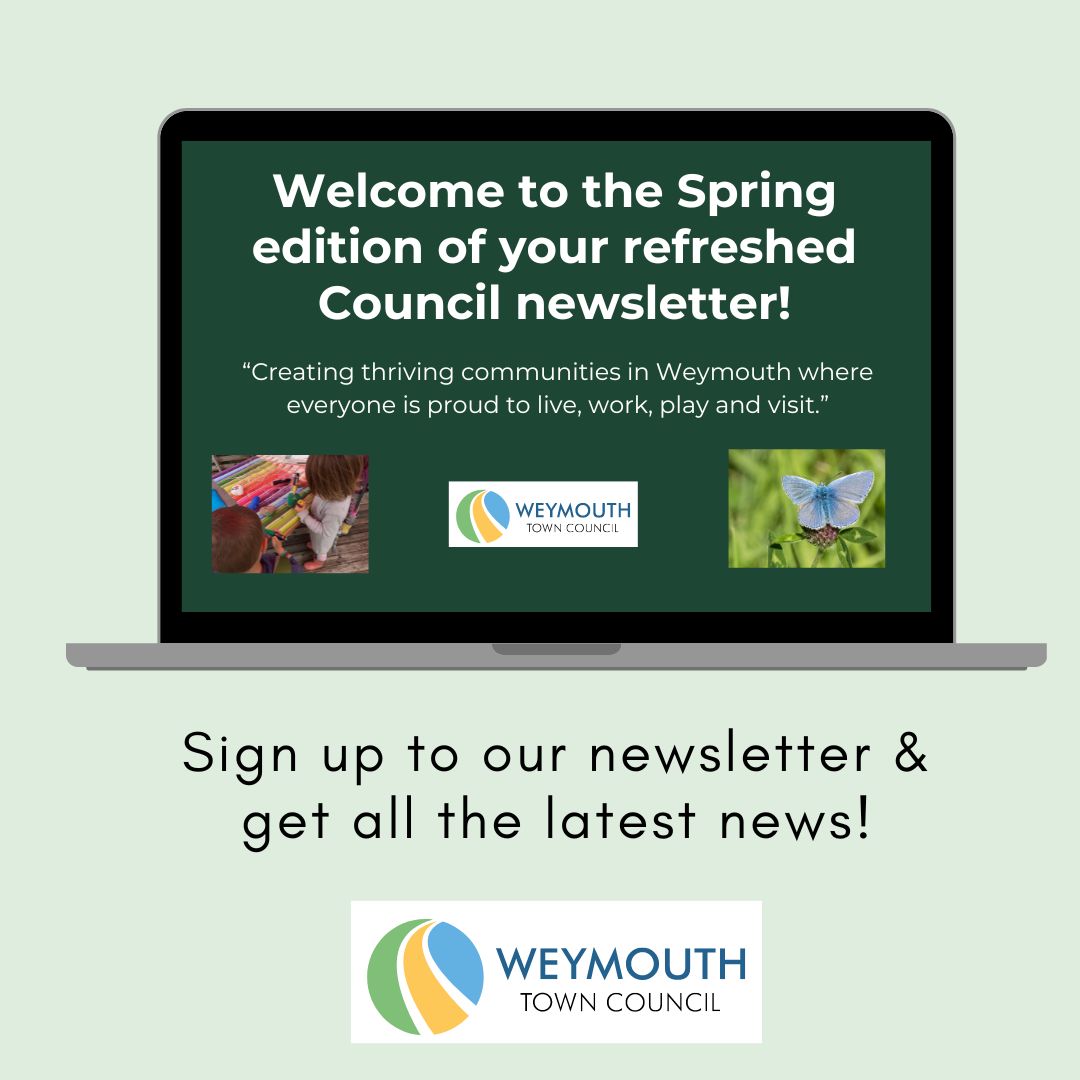 📢 Stay in the loop with all things Weymouth! 🌊 Sign up now to our refreshed town council newsletter and be the first to know about local events, community initiatives, and important updates coming up 👉🏽 orlo.uk/i13sJ ✉️🏙️