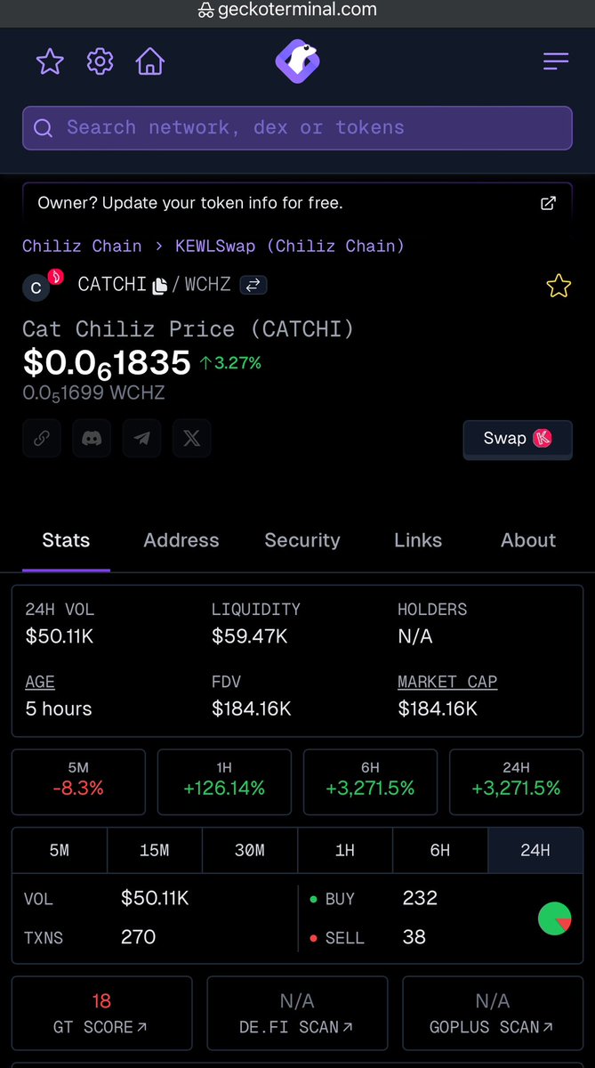 nguyenhuutai_'s tweet photo. Meme Mèo #CATCHI bên mạng #Chiliz chain, cap 184K, mới đẻ được 5 tiếng, đang bú sữa. https://t.co/WPlpYeVj4a