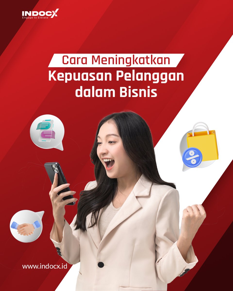 Indo_CX's tweet photo. Dalam bisnis, kepuasan pelanggan adalah kunci kesuksesan jangka panjang. Kepuasan pelanggan yang baik berarti pelanggan puas dengan produk atau layanan yang diberikan, yang berpotensi untuk mendukung pembelian di masa depan dan merekomendasikannya kepada orang lain. https://t.co/ubLcr8wCP3