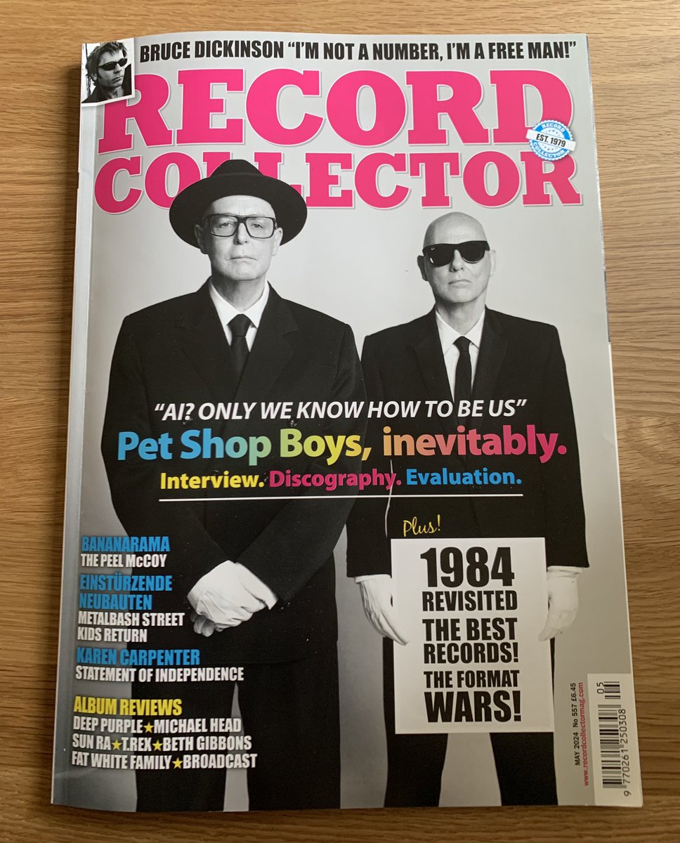 “…we live in a world where there is nostalgia for Slowdive.” David Quantick’s column on comebacks, the good, the bad and the unnecessary, in the new issue of Record Collector is excellent writing. (As you’d expect.)