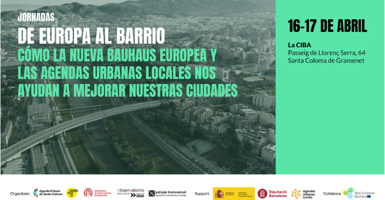 Hoy en Santa Coloma de Gramenet hablamos de agendas urbanas🏢 y de fondos🇪🇺 y oportunidades para el desarrollo urbano sostenible 📝Más info y programa: shorturl.at/dpuwz #EuinmyRegion #NewEuropeanBauhaus