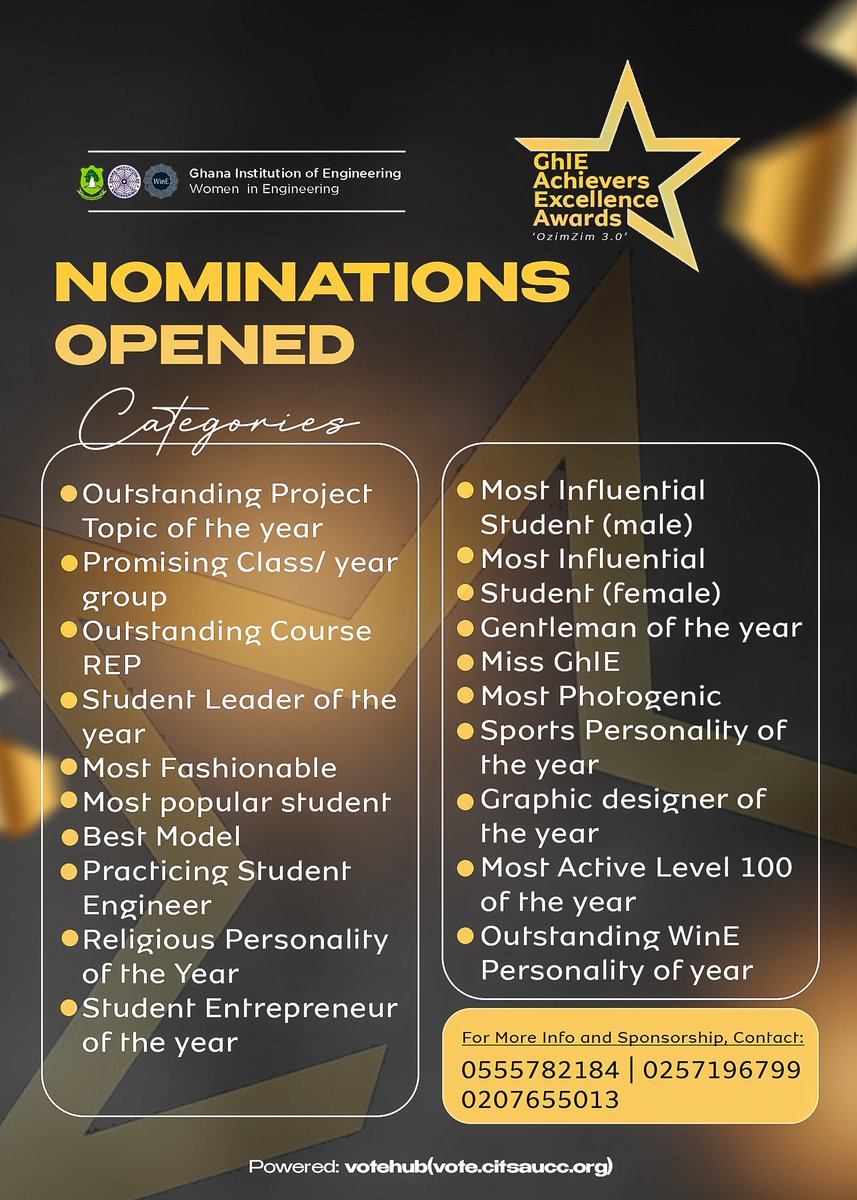 GhieUds's tweet photo. The Entertainment Committee comes your way in addition to this year's dinner night (OZIMZIM 3.0), the  achievers excellence awards💃💃💃💃💃🥳🥳🥳🥳let's all come together and make it a memorable one. Nominations are open for free.   
https://t.co/bDgkUXcbDW https://t.co/1Bq75nM865