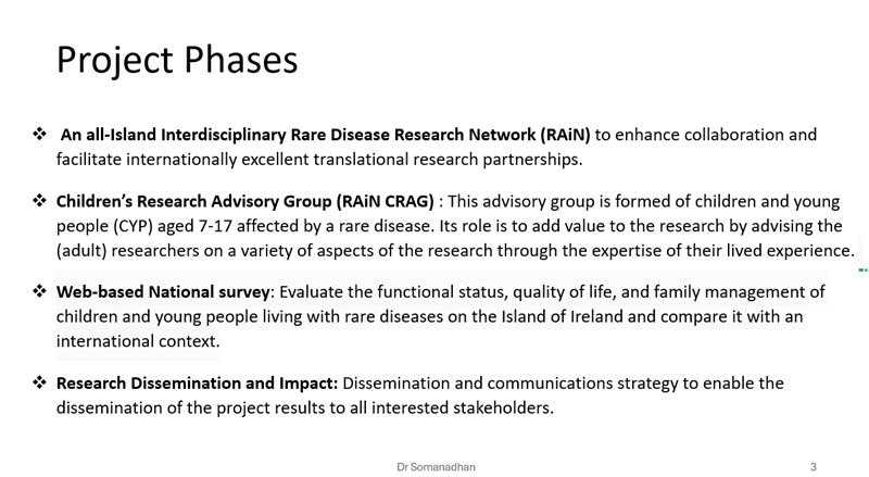 RAiNAllIreland's tweet photo. "Exciting update! Assoc. Prof. Somanadhan, co-lead of RAIN! presented report to the @IslandShared unit highlights the pivotal role of #RAIN outputs in driving Ireland's interdisciplinary research in #RareDiseases @IrishResearch @QUBelfast @UCD_Research #CRAG #PLWRD #ECR https://t.co/tctHgi2igN