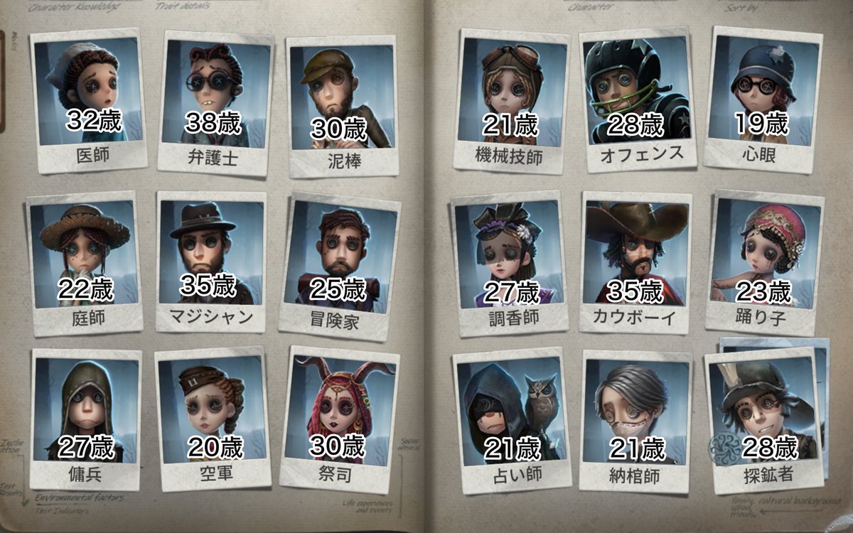 第五人格 サバイバー セット売り 第五人格 サバイバー セット売り