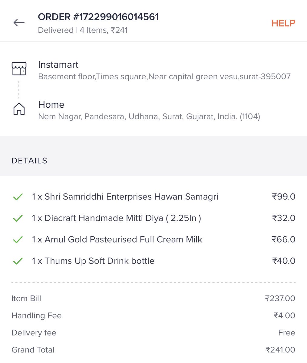 aash_agrawal's tweet photo. @SwiggyInstamart @Swiggy @harshamjty Today i am order swiggy instamart &amp; 1pcs item not received this order sent mail swiggy instamart but my refund not sent bad experience &amp; fraud company https://t.co/MJ50U9o7J3