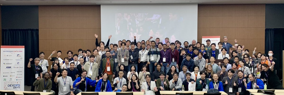 Greetings from Tokyo to <a href="/DevOpsZH/">DevOpsDaysZH</a> 👋 #dodzh #DevOpsDaysTokyo
