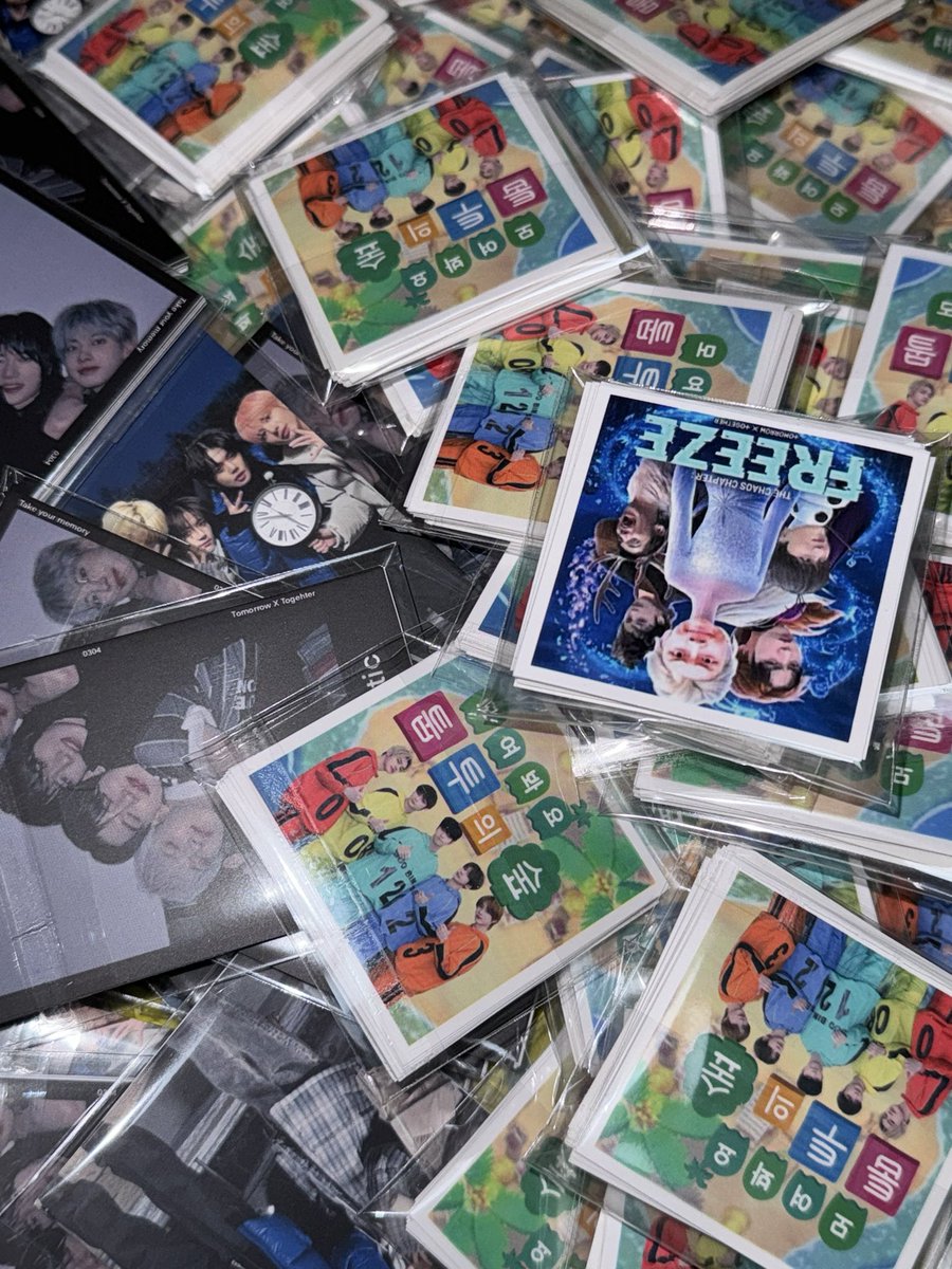 M0a0810's tweet image. 투바투 월드투어 중콘/막콘 나눔!!🍀 
5/4 5/5 별거 없지만 도무송/포토매틱 나눔해용!!#투바투월드투어 #나눔 #도무송