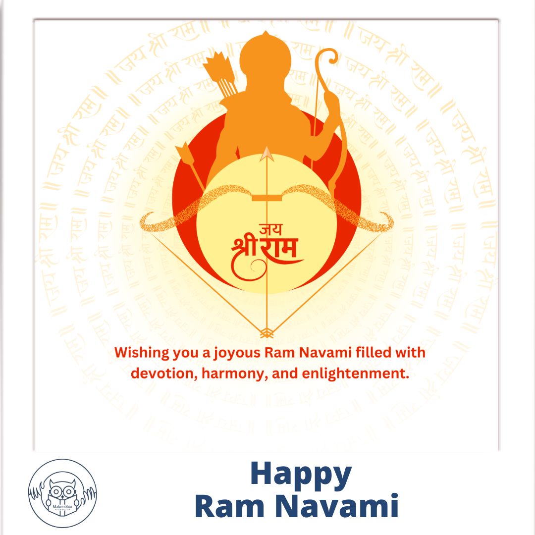 Happy Ram Navmi to all! On this auspicious occasion, let's celebrate the birth of Lord Rama & the triumph of #GoodOverEvil. May his divine blessings fill our lives with peace, prosperity, & happiness. #RamNavmi #FestivalOfLights #DivineBlessings  #CelebrationTime