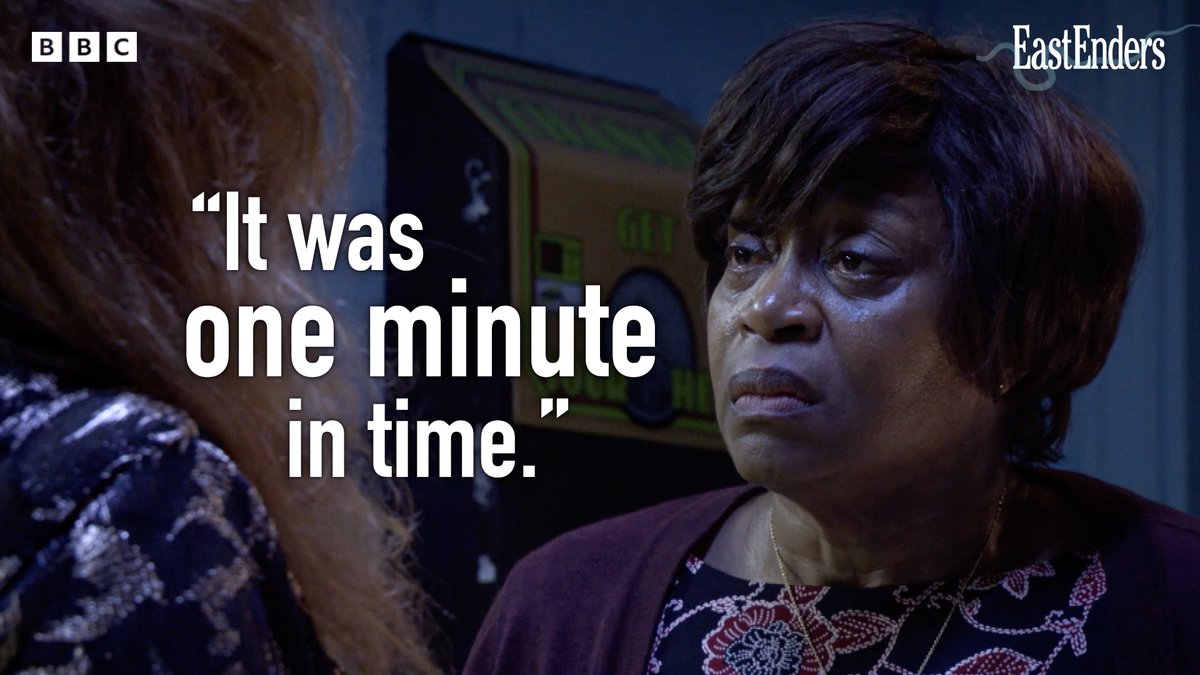 Sixty seconds can haunt you for a lifetime. #EastEnders