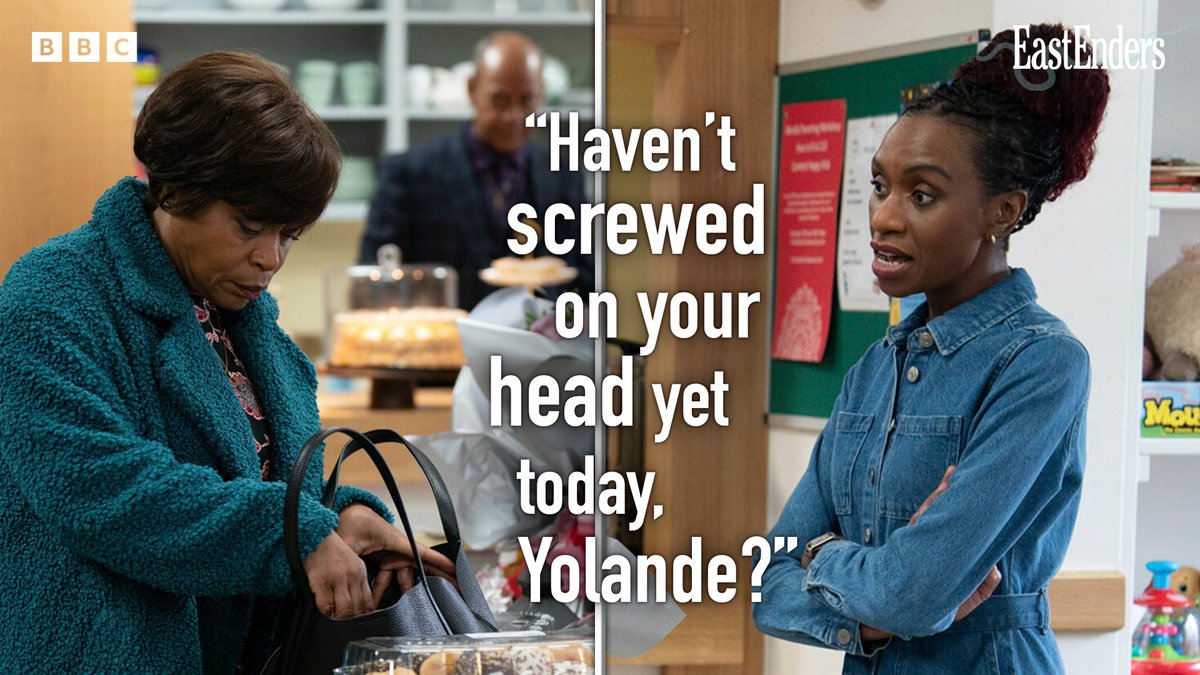 Haven’t put your claws away, Stella? #EastEnders