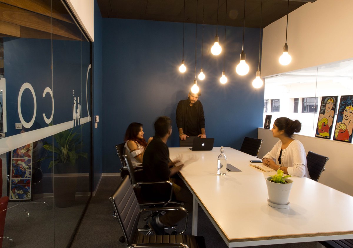 When the lightbulb moment happens!💡 GoodWorks #ManagedOffices caters to your teams every need from fully packed cafeteria to aesthetic workspaces that gets the productivity juices flowing. Visit goodworks.in. #GoodWorksCowork #Cowork #CoworkingSpace #OfficeSpace