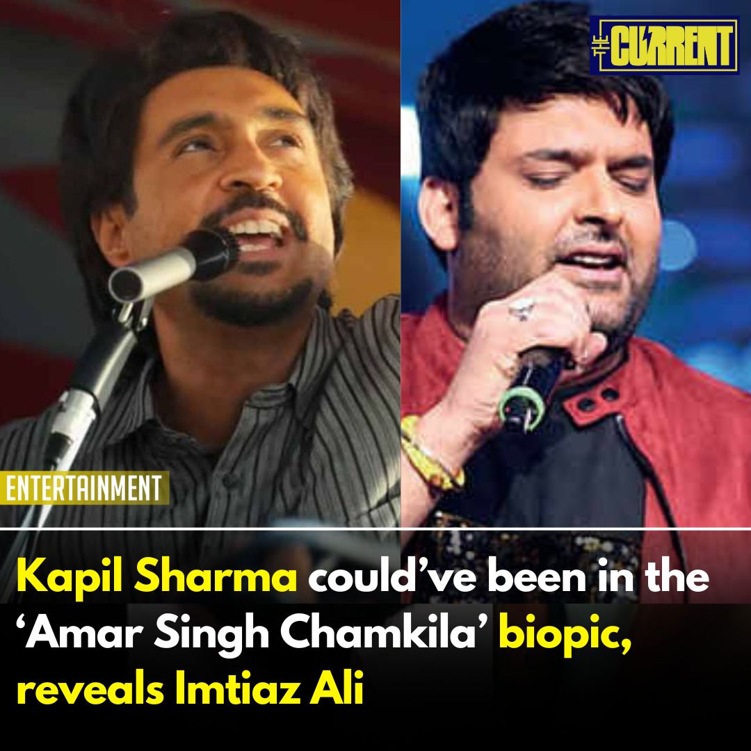Imtiaz Ali unveils potential casting choiced for 'Amar Singh Chamkila', stating thay Kapil Sharma was his second choice if Diljit Dosanjh had passed on the film. Read more:thecurrent.pk/kapil-sharma-c… #netflix #kapilsharma #amarsinghchamkila #diljitdosanjh #arrahman #singing
