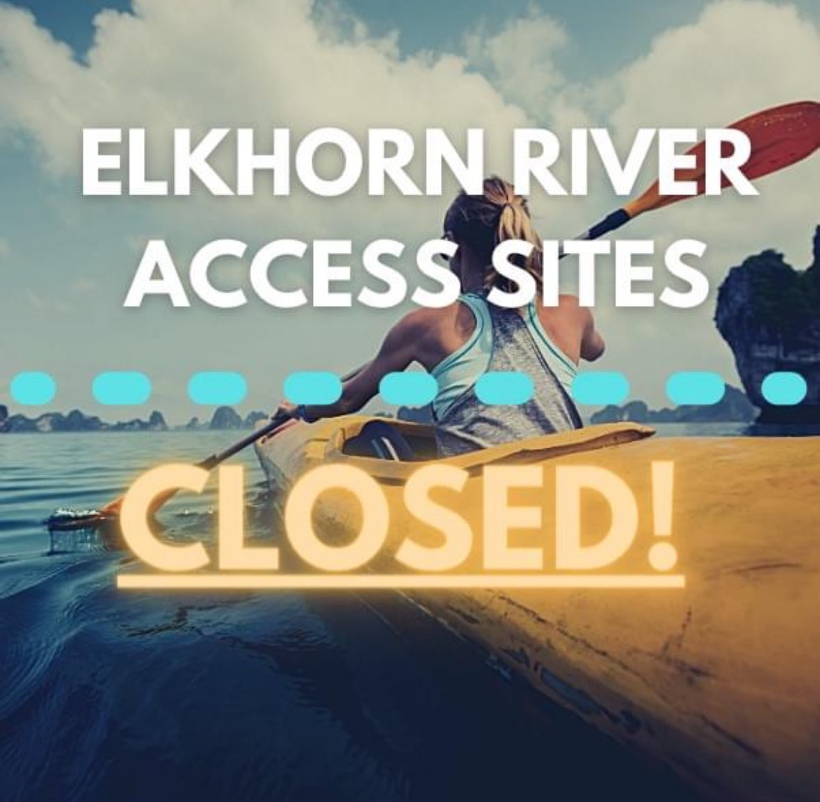 All Elkhorn River access sites are now closed due to high river flows headed our way. We will keep you posted on when they reopen.