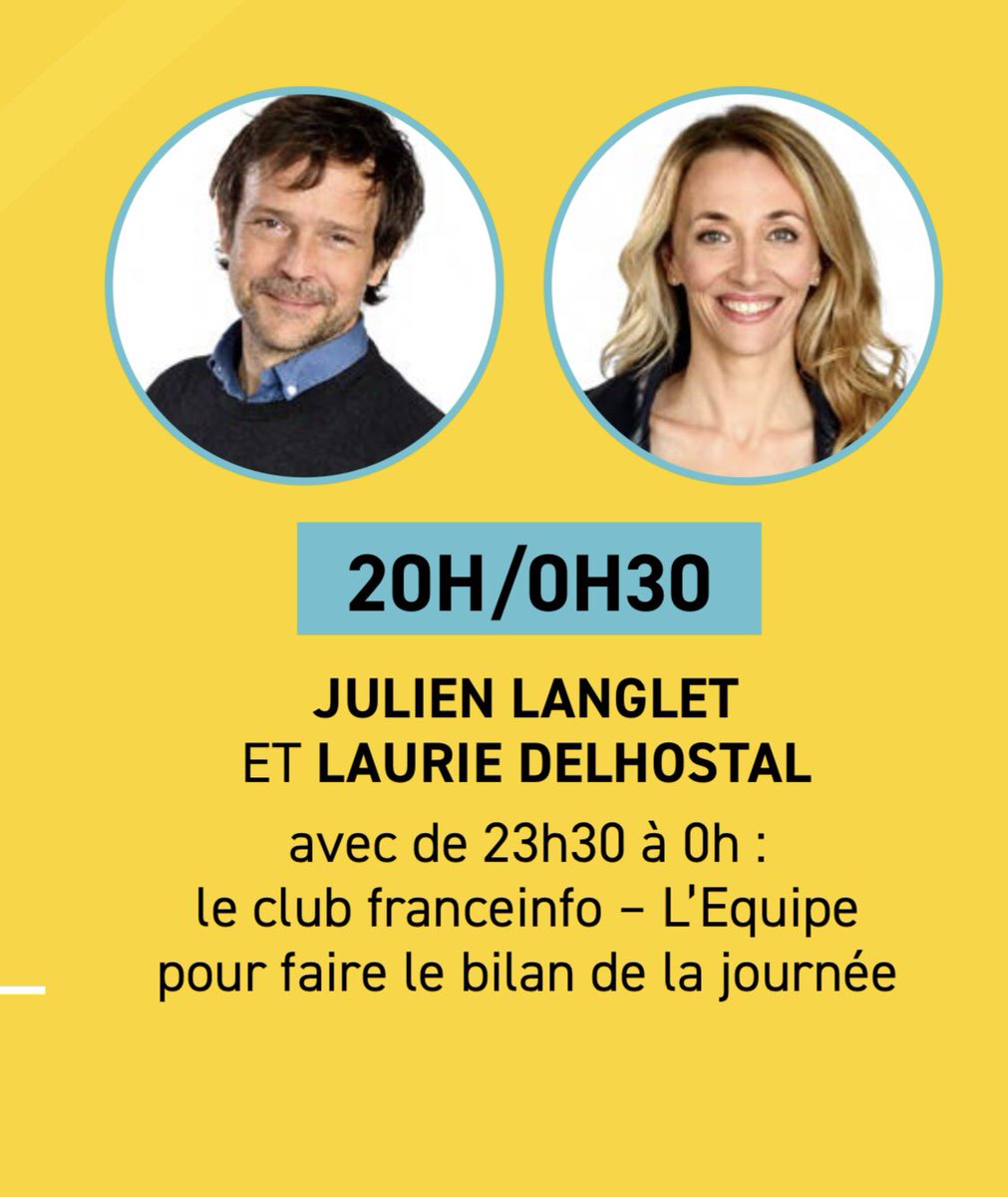 Beaucoup trop hâte de vous retrouver tous les soirs de la semaine sur @franceinfo pour vivre les Jeux depuis le Club France avec @julien_langlet !