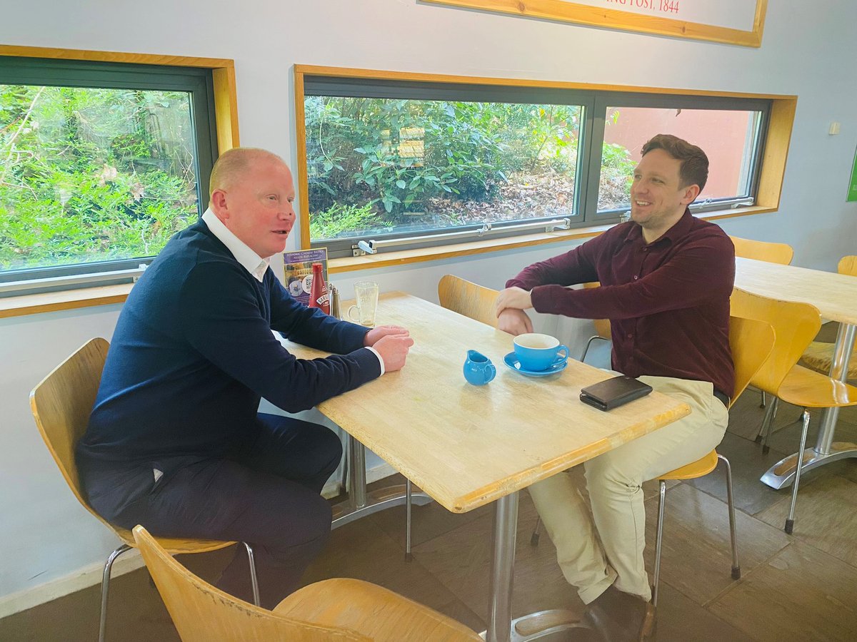 Delighted that @literadio will be broadcasting live from @Painshill on @SurreyDayUK (May 11th) when we have something very special happening (watch this space for more info!) - great to sit down with @mattcadman for a coffee this morning to agree the plan 😊