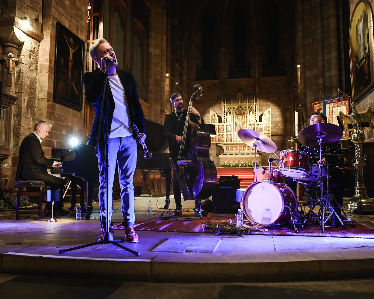 📣Travelling back to the UK today ahead of my concert this Saturday @shrewsburyabbey Excited for this one, the most beautiful space to make music in! Last year was a very special concert, let’s do it all again 20th April 🎶 Tickets: wegottickets.com/event/606902 #jazz #shrewsbury