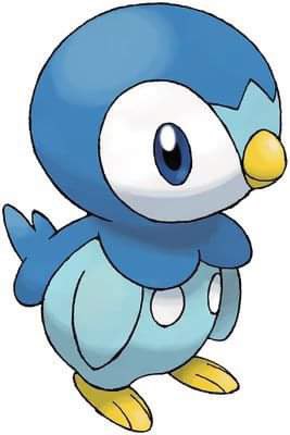 piplup solo blue eyes simple background white background closed mouth standing full body  illustration images