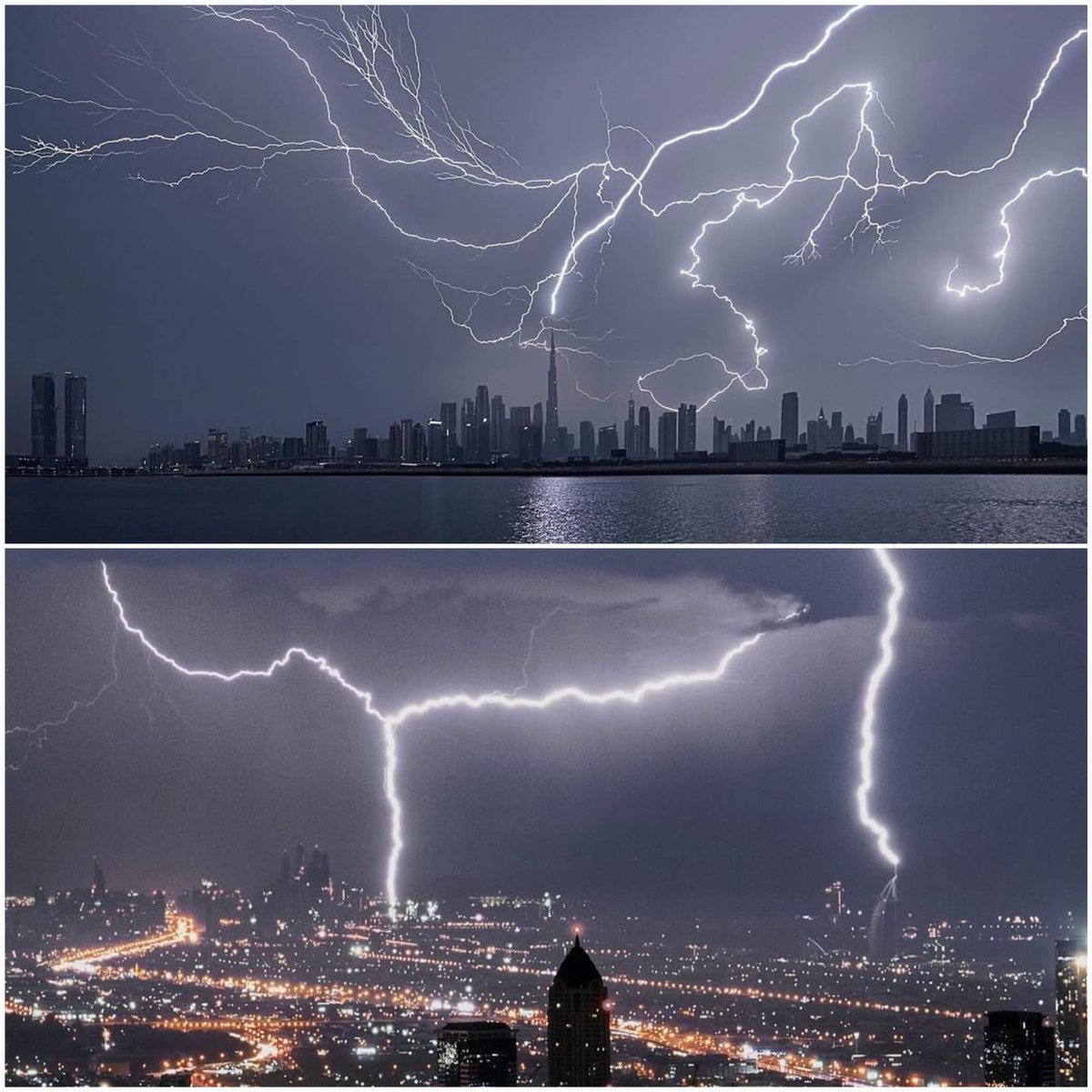 Scenes of lightning in Dubai yesterday's rain…..📷
#Rain
#dubailife
#flood
#StormDamage
#sky
#lighting
#viral
#instagram
#Twitter
#facebook
#whatsappstatus