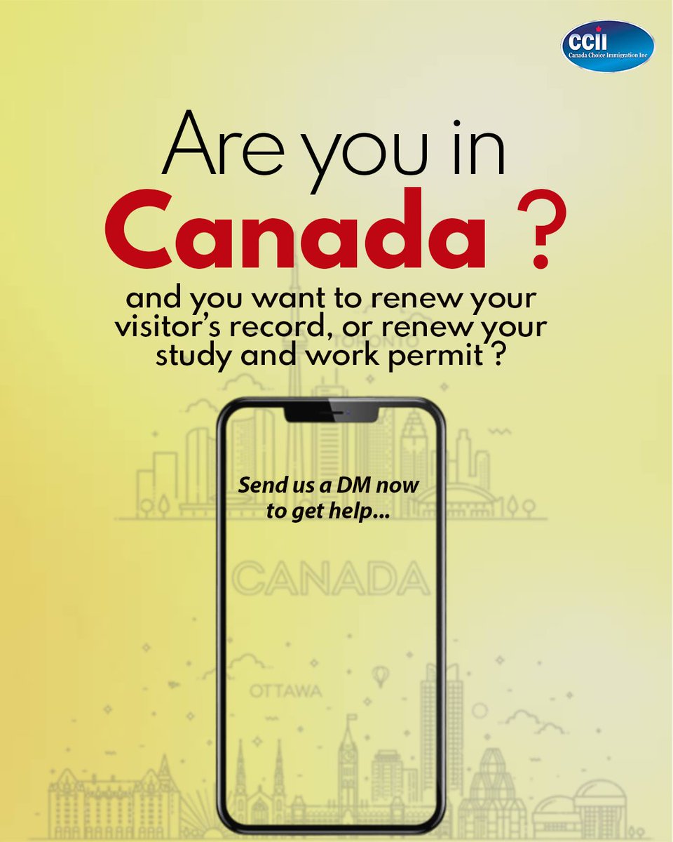 Do not wait till you are out of status before you renew your visa, it could be very costly and may lead to deportation and other severe punishments.

Send us a Dm now to get help with status renewals.
.
.
.
#Canadachoiceimmigrationinc #startnow #howtomove #visaapproval