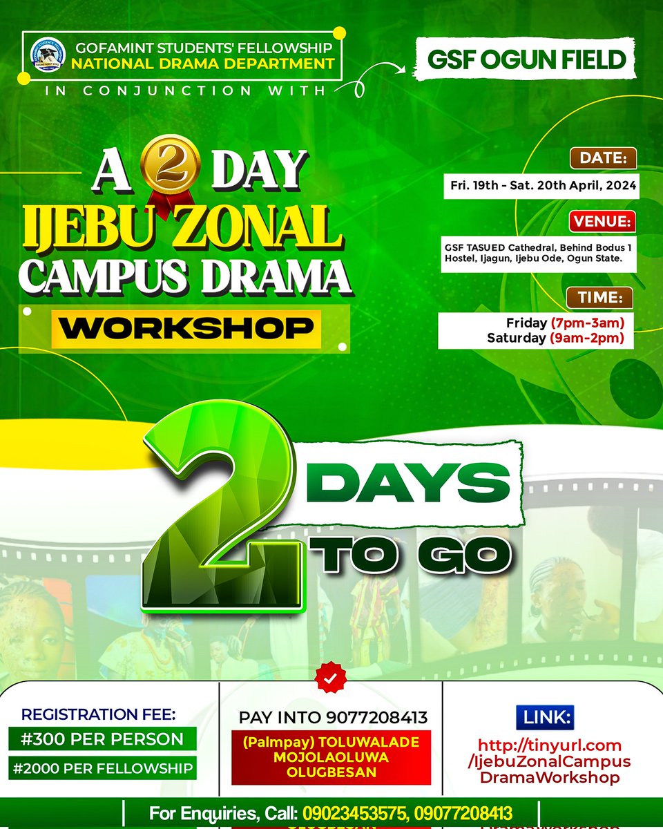 GSF National Drama Department tweet media