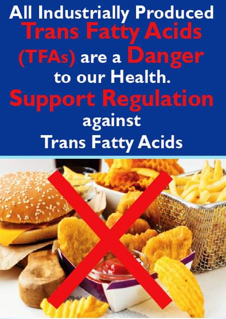 Trans fat is often added to our foods without our knowledge or consent, increasing our risk of coronary heart disease, dementia, and other cognitive diseases.the time to regulate Trans Fats is NOW !! #RegulateTransFatsNOW #TransFatFreeUG #TransFatFreeEAC