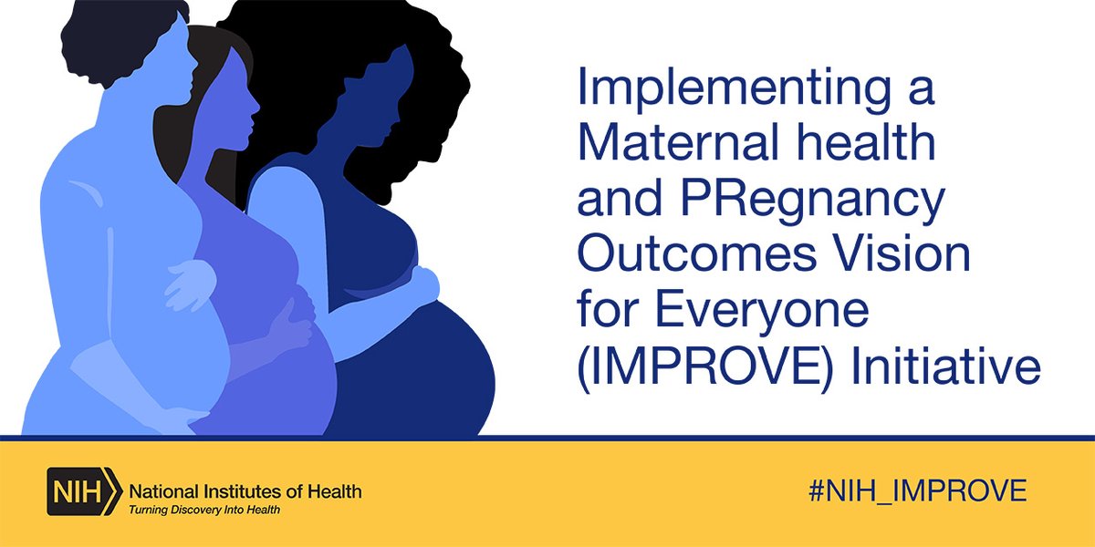 The #NIH_IMPROVE initiative supports research to reduce #MaternalMortality & #MaternalMorbidity, with a special emphasis on eliminating health disparities. Learn more about how the initiative is addressing #HealthEquity at go.nih.gov/yXT0Hpb. @NIH #BlackMaternalHealthWeek