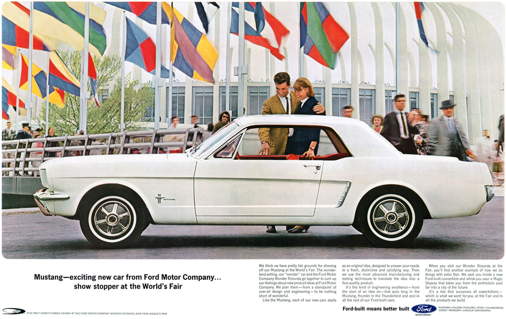 Making it's debut at the 1964 World's Fair!
#mustang60 
#Mustang 
📸internet