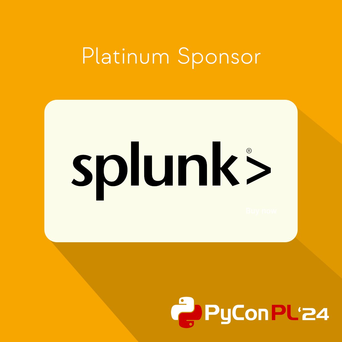 We are delighted to announce @splunk as the first and also the Platinum Sponsor of PyCon PL 2024 🐍❤️🇵🇱. Splunk is a company that helps keep your digital systems secure and reliable. 👍 For more information, visit their website: splunk.com