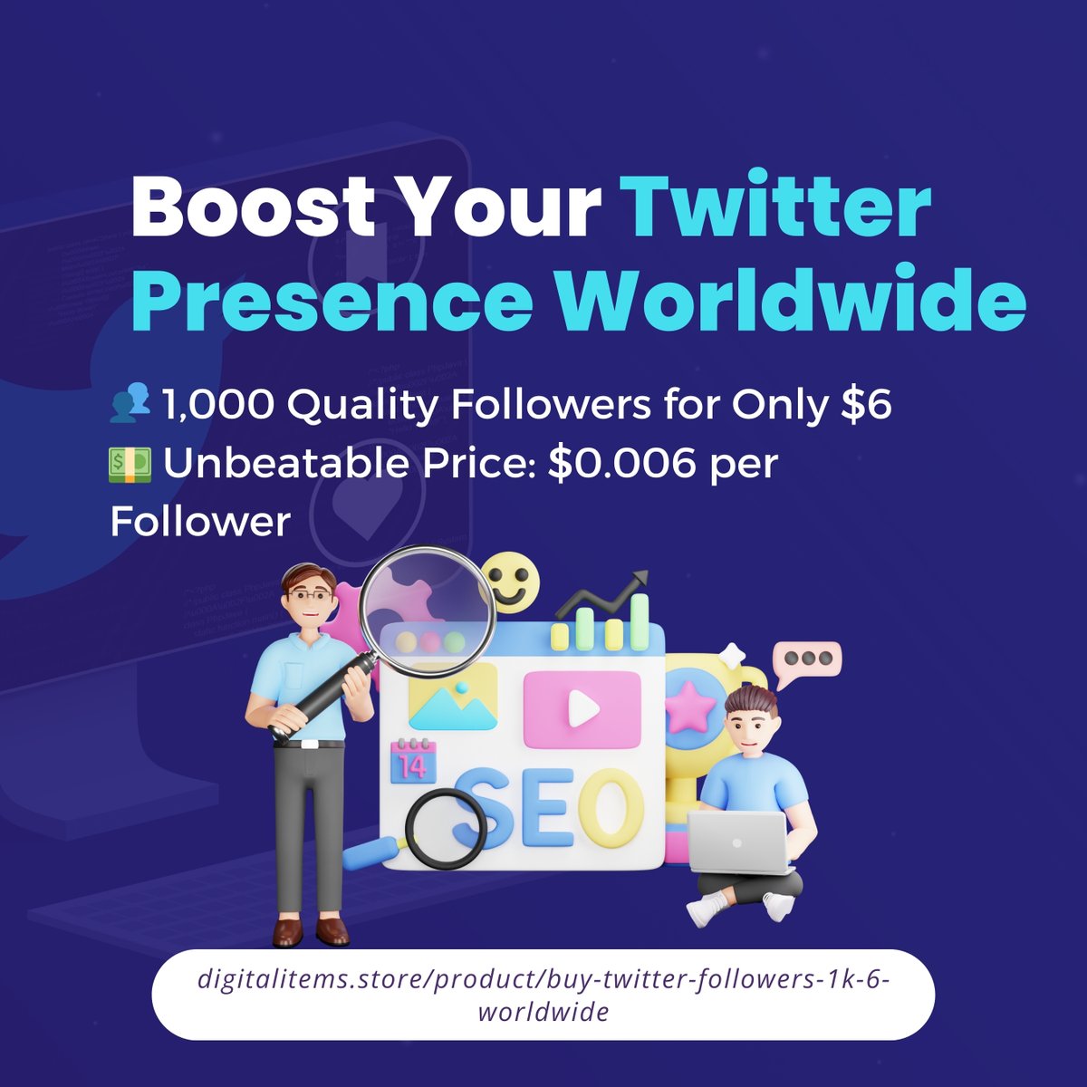🚀 Skyrocket Your Twitter Growth! Get 1,000 high-quality Twitter followers for just $6! Boost your social credibility and increase your global reach overnight.  💬 Questions? Reach out via Skype: vuqar.agazade-96 or Telegram: vuqaragazade 🔗  #TwitterGrowth