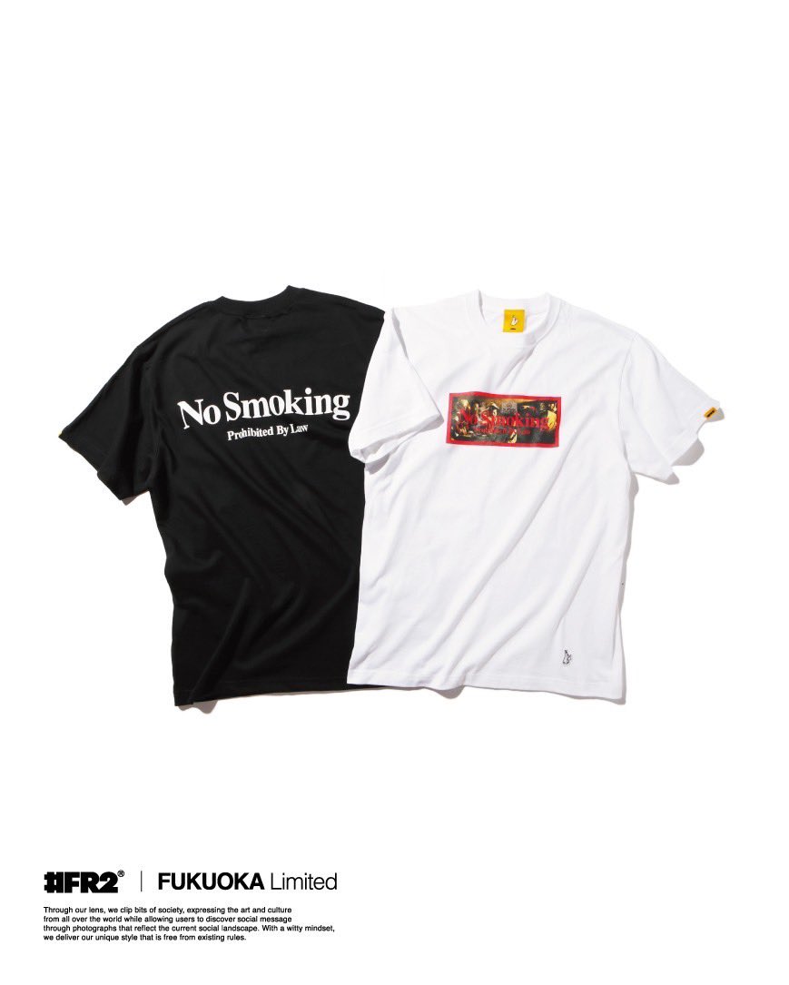 2024 / 4/ 20（Sat）に#FR2 FUKUOKAがリニューアルオープン致します。 リニューアルオープンを記念して下記のリミテッドアイテムを発売します。 'No Smoking Fukuoka T-shirt' 'Carrot Fukuoka T-shirt' ※販売は購入制限を設ける場合があります。 #FR2FUKUOKA 以外での発売はございません。