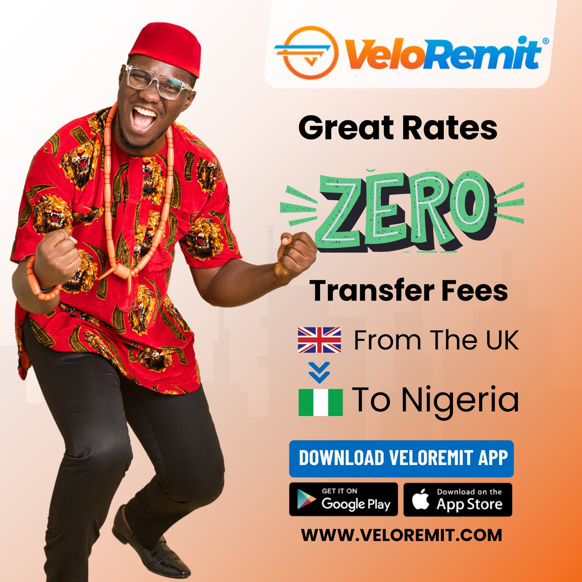 veloremit's tweet photo. 🚀 Enjoy great rates and zero transfer fees to all major bank accounts in Nigeria. Start saving today!💸✨ #veloremit #moneytransfer #uktonigeria #greatrates #zerofee #Savings #convenience #FAST #Secure #etioba_velo✅ #nigeriansinuk #igwebuike #igbolanguage #downloadnow https://t.co/6gJKV4ZbRK