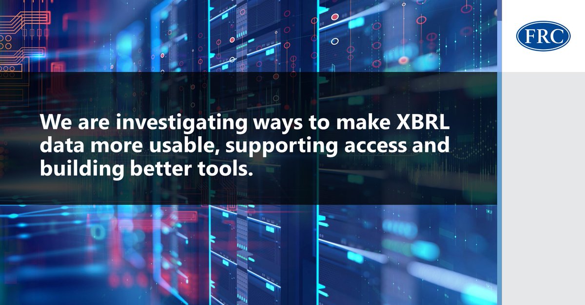 In September 2023, the FRC supported by @CompaniesHouse, @TheFCA, @ChtyCommission, @HMRCgovuk and others launched the CODEx Project with the aim of accelerating the use of structured financial data. Find out more: frc.org.uk/library/frc-la… #XBRL #data