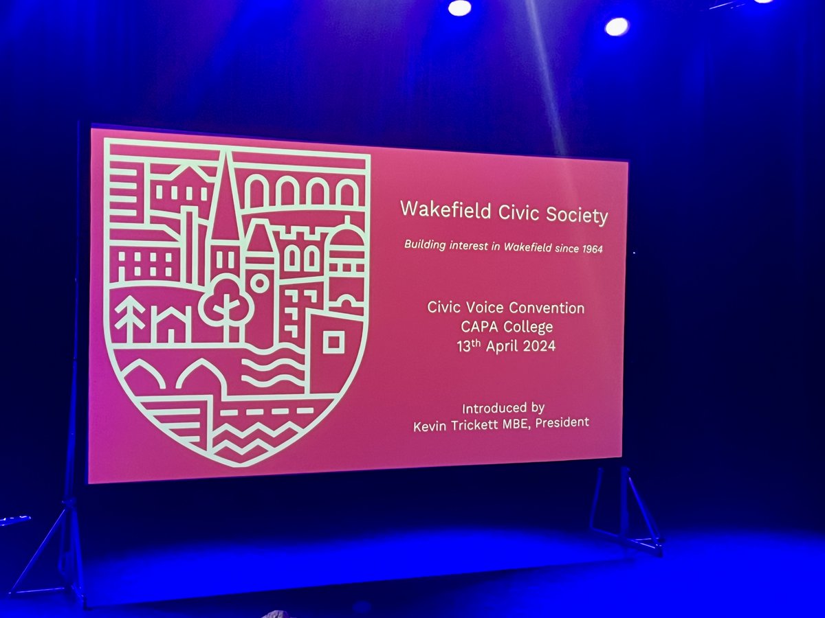 We were in fine company at the weekend in #Wakefield where we took part in #CivicVoice, in partnership with <a href="/WakefieldCivicS/">Wakefield Civic Soc.</a> and <a href="/YHACSchair/">YHACS</a> (the Yorkshire and Humber Association of Civic Societies).

The theme was regeneration through heritage and culture.