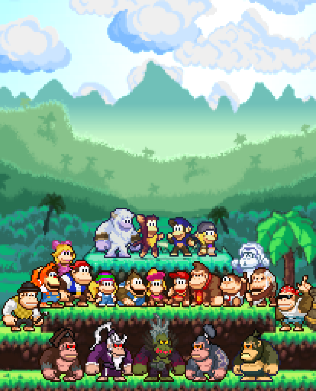 izzyconds's tweet photo. Bom dia, meu Fan Croosover do meu bebe #MintyMonkey e #DonkeyKong https://t.co/pXoCca1GXt