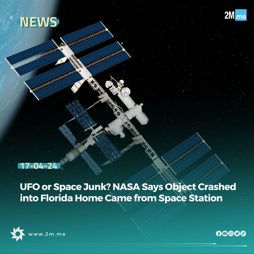 #NASA confirms a mysterious Florida object was space junk from the International Space Station. Though designed to burn up in the atmosphere, a piece of debris from the station surprisingly survived re-entry and crashed through a home roof in March. @NASA #UFOs