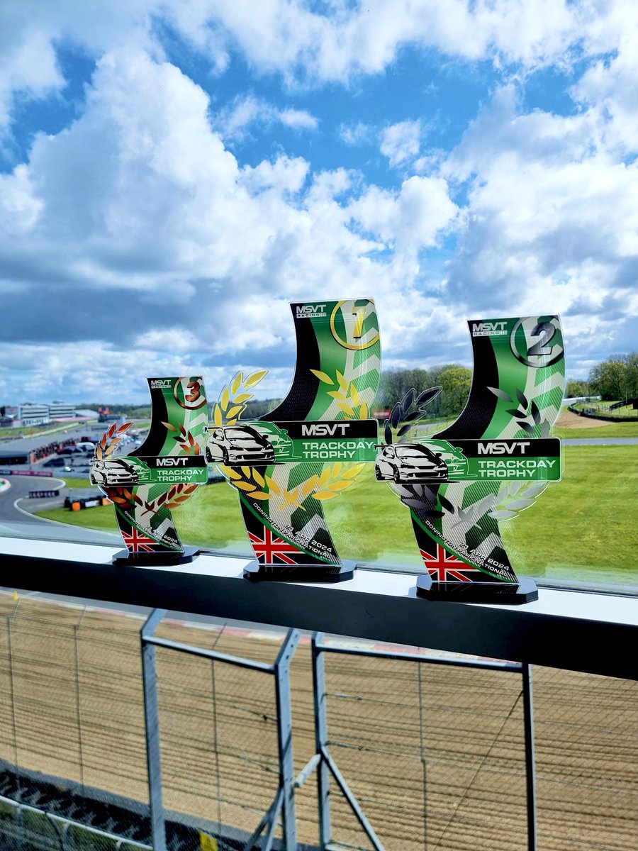 Introducing the 2024 Trackday Championship and Trackday Trophy trophies 🤝 Competitors in each class will be racing to get their hands on these all-new trophies during the new season, starting at Donington Park this weekend!🏆