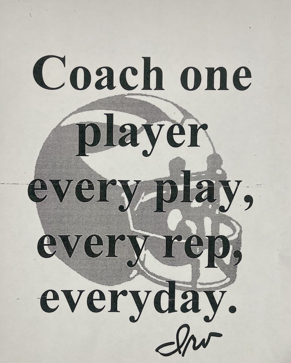 QOTD compliments of our guest speaker for Intro to Coaching today Coach Irv Sigler. He is the creator of #BeldingTough