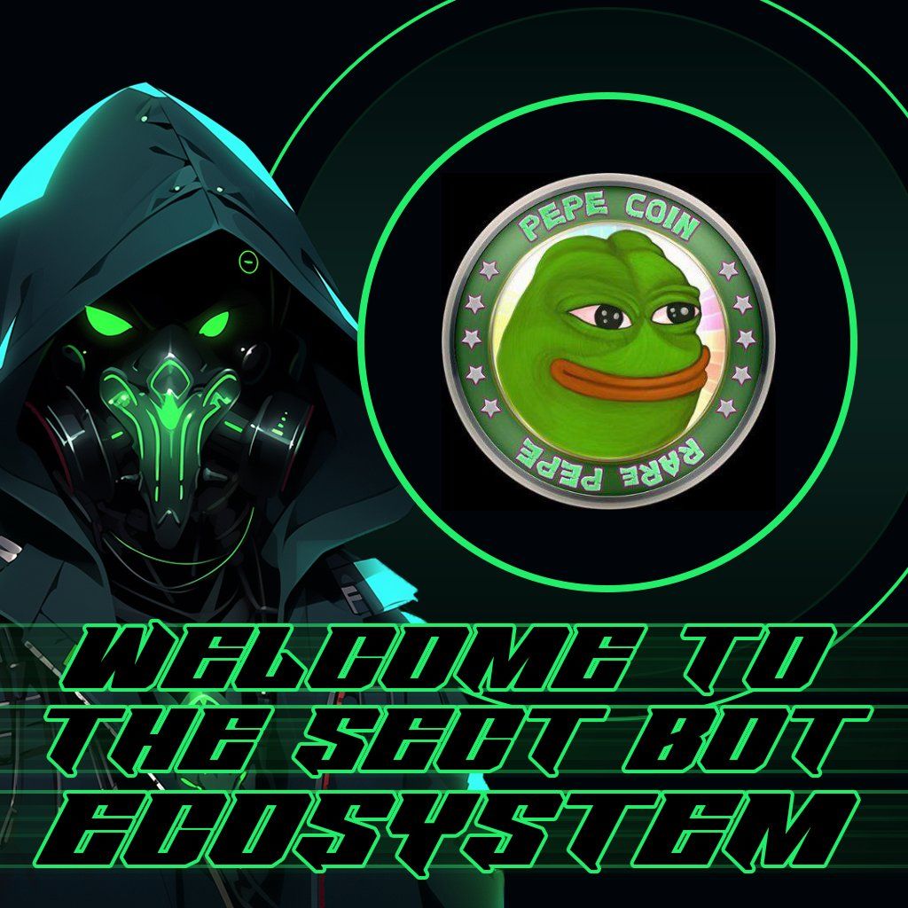 thesectbot's tweet image. Welcome to the Sect! 🤝@pepecoins

Happy to share that they booked a premium advertising package with us!

$PEPECOIN is launching its very own premier telegram trading bot &amp;amp; terminal

It will include portfolio management, MEV blocking protection, limit orders, sophisticated…