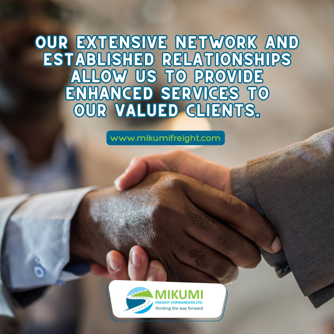 We offer efficient & effective freight handling and logistics services across Africa. Contact us today for a quote!
+255 22 2112 536/7
info@mikumifreight.com
#logisticslife #globalsupplychain #logisticsintanzania #logisticsdaressalam #logisticsmanagement #logisticsacrossafrica