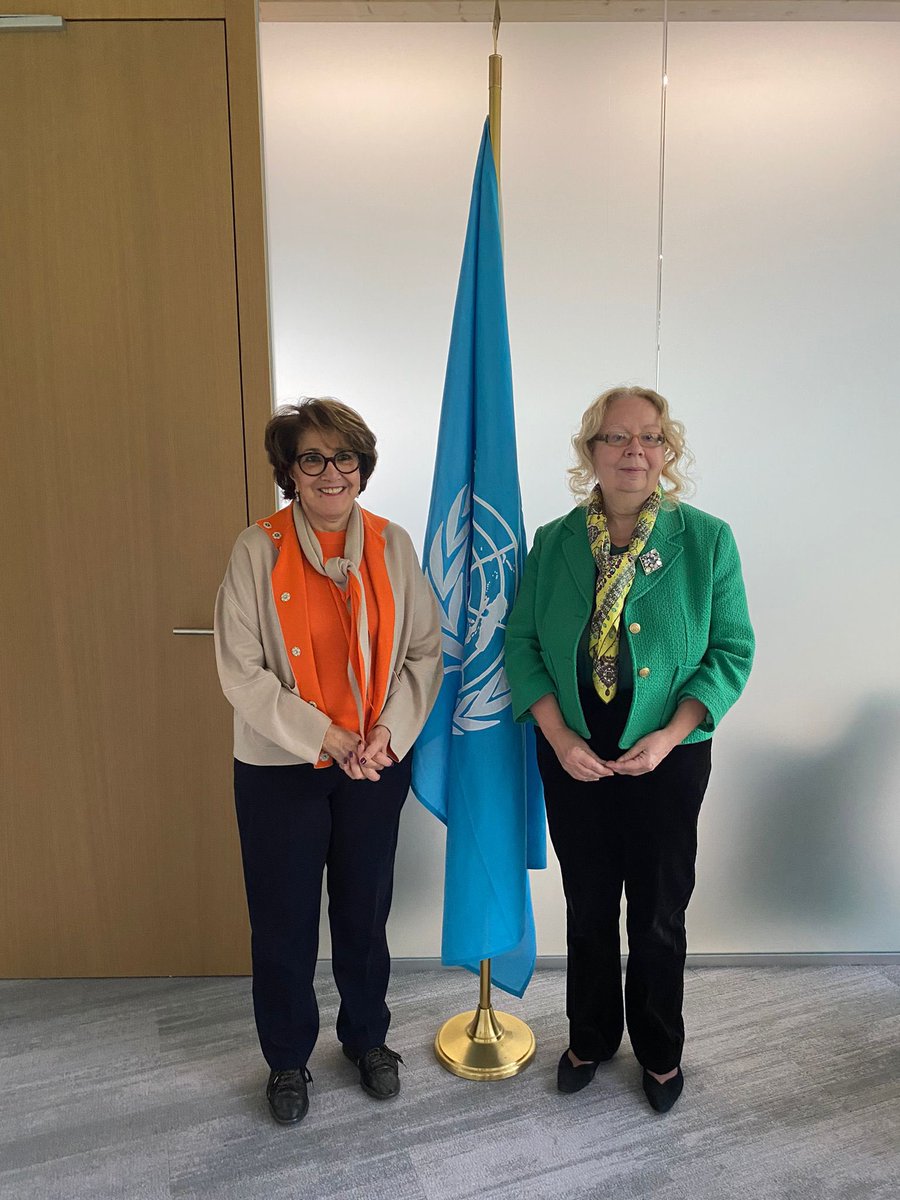 I was pleased to meet with Ms. Bariza Khiari, President of the International alliance for the protection of heritage in conflict areas @ALIPHFoundation. Thanks for our exchange on ALIPH’s recent efforts to protect #culturalheritage. I look forward to pursuing our collaboration.