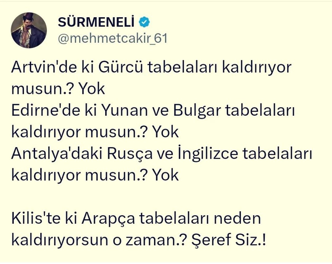 Yüzde yüz katılıyorum.