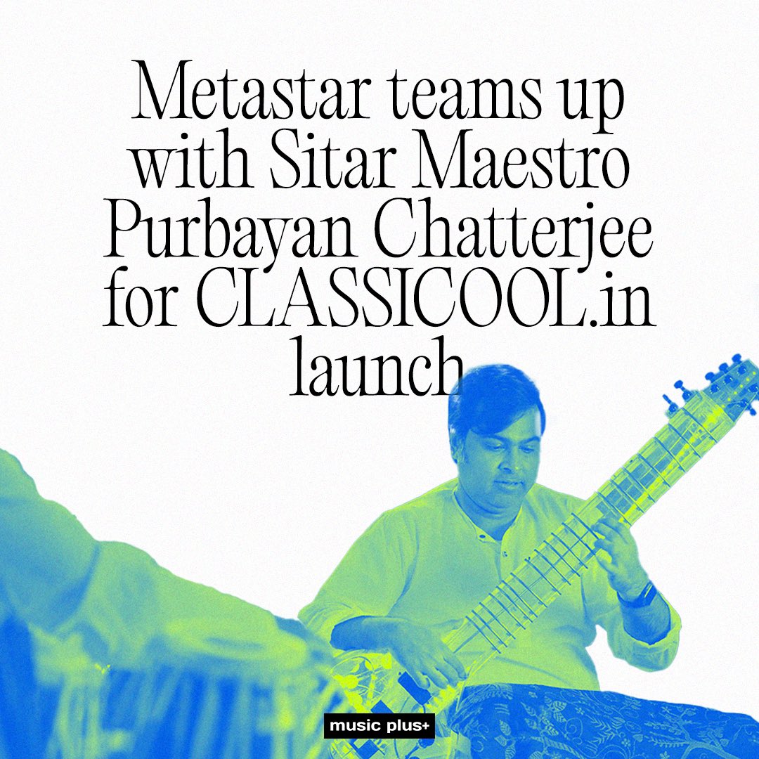 Web3 music tech start-up @metastarmedia partnered with sitar maestro Purbayan Chatterjee to launch fully immersive and interactive 3D metaverse platform, CLASSICOOL.in. READ: musicplus.in/metastar-teams… #India #blockchain #metaverse #NFTs