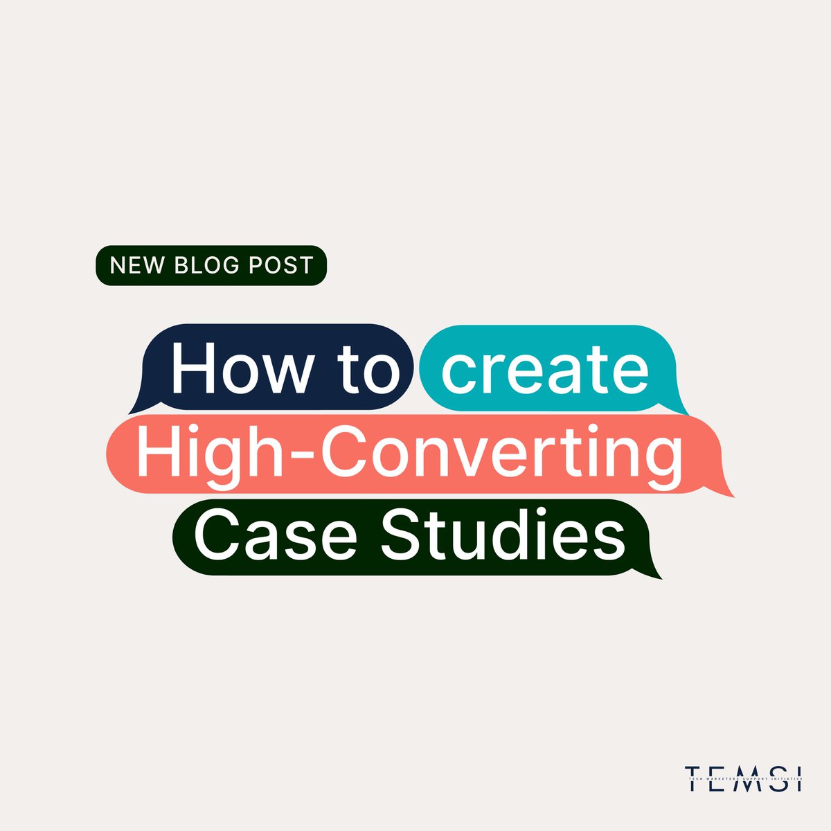 When it comes to B2B marketing, writing case studies are a great strategy to convert users. 

In our new blog post, we share a clear guideline on how to write a high-converting case study with examples to drive home the point. 

Read here: medium.com/@temsi.africa/…