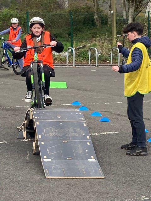 We are having an amazing time with @includeme2club and @ActiveSchoolsER today! Thank you for allowing us to try out the obstacle course and develop our cycling skills.